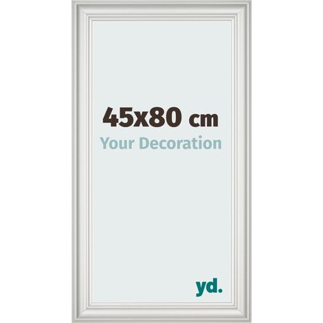yd. - Cadre photo 45x80 - Blanc Patine - MDF - Lazio