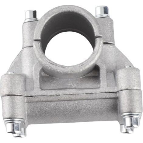 1 - Support de Poignée - Alliage d'Aluminium - Compatible Tubes 26mm et 19mm - Fixation Stable pour Débroussailleuse - Argenté (1/5)