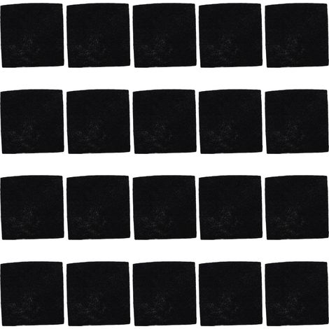 Recharges Filtres à Charbon Actif pour Poubelle EKO 20pcs Désodorisant Intégré 8x8cm Absorption Odeurs Longue Durée (1/5)