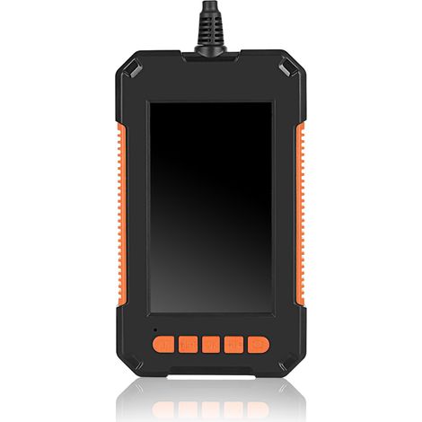 Fishtec – Caméra d'inspection étanche IP68 5m avec lentille 8mm – 8 LEDs réglables pour zones sombres – Écran LCD 4.3 pouces – Autonomie 5 heures