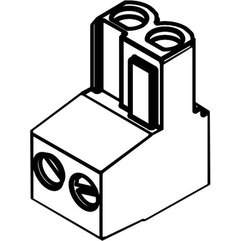 Pièce de rechange BOSCH TTNR : 87444040930 Borne de connexion 2 broches marron (5x)