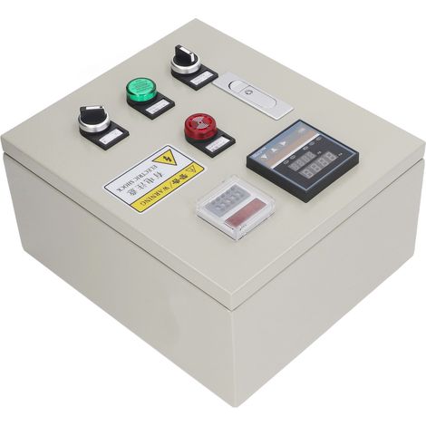 Régulateur de température PID 7,5 kW haute précision, affichage numérique par tube, boîtier de commande thermostatique avec thermocouple, 380 V CA (1/5)