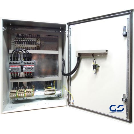 CUADRO ELECTRICO DE SOLO CONMUTACIÓN (LTS) 2 POLOS MONOFÁSICO 50 AMP CON CONTACTORES ABB