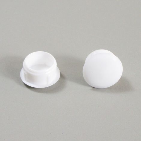 Ajile - Bouchon Obturateur en Plastique Diamètre 13 mm Coloris BLANC