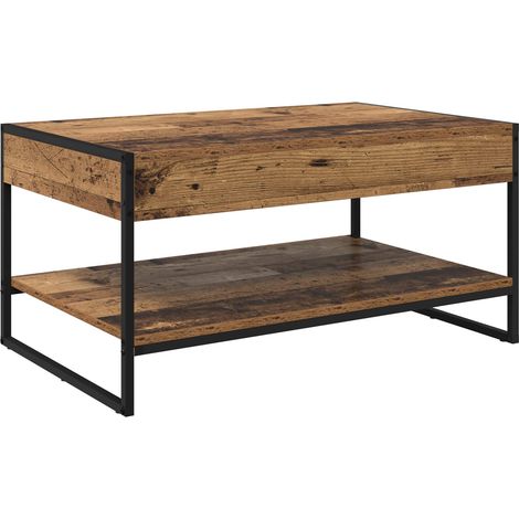 Maison Exclusive - Mesa de Café Madera Vieja 80 x 50 x 40 cm Made