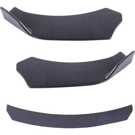 Splitter / spoiler anteriore in carbonio nero EPTUNING025 (1/5)