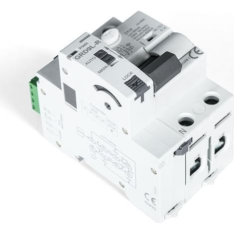 Dispositif de Réenclenchement Automatique RCCB Disjoncteur Intelligent Disjoncteur Différentiel 40A 30mA 2P AC Type Commutateur de Sélection Manuel/Automatique (1/5)
