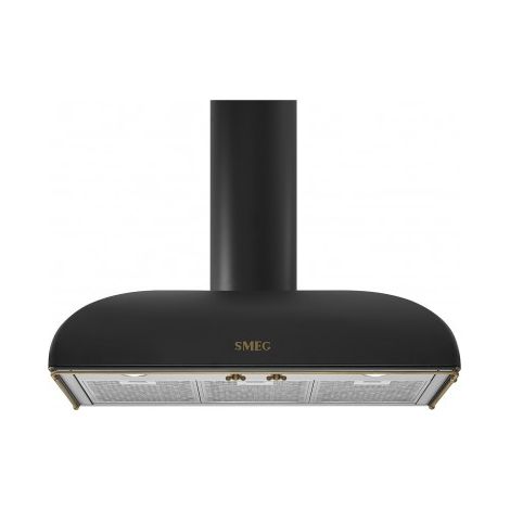 Smeg Coloniale Cappa KS89AOE Antracite Made in Italy. Potenza massima di estrazione: 547 m³/h, Tipo di estrazione: Aspirante, Classe di efficienza dinamica del fluido: A. Tipo: Cappa aspirante a pa... (1/5)
