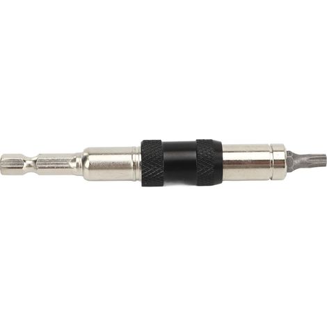 Mini clé à douille multi-angles 10 en 1, tournevis à dégagement rapide 6,35 mm avec 10 embouts de perçage pour réparations manuelles et bricolage, argent et noir. (1/5)