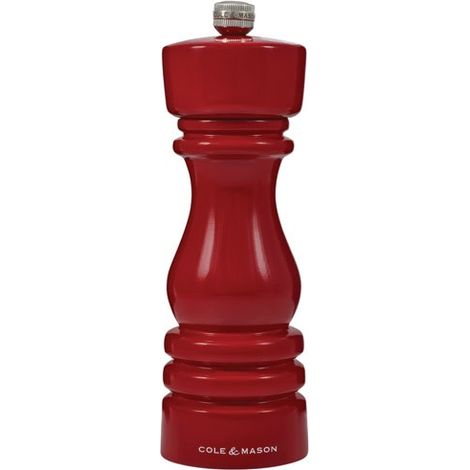 Salz Mühle 18 cm Rot Glänzend - London - Cole Et Mason