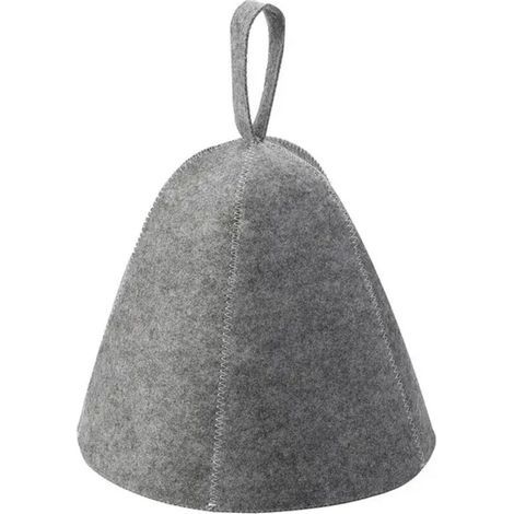 Anti-chaleur Sauna Chapeau Épaissir Laine Feutre Bonnet De Douche Cheveux Turban Rapidement Serviette Séchage Serviette Chapeaux Sauna Salle De Bains Accessoires gris (1/5)