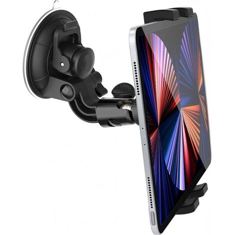 Techly I-TABLET-VENT Support pour GPS Voiture Passif Noir