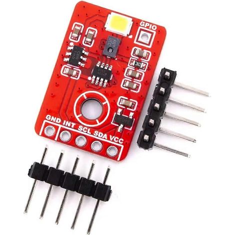 Module de capteur spectral visible et proche infrarouge AS7343 à 14 canaux, détection de scintillation haute sensibilité, faible consommation d'énergie, interface I2C, 3,3-5 V, non soudé. (1/5)