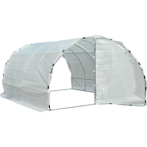 Serre de jardin 12 m² DUBBO blanche