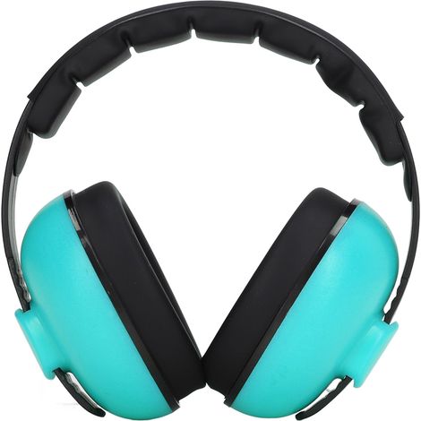 Ortviai Bouchons d’oreilles antibruit NRR 31 dB – Casque auditif industriel isolant, couleur vert menthe, modèle 116