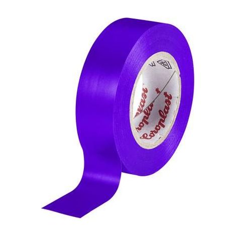 Coroplast Cinta aislante morada 15 mm x 10 m
