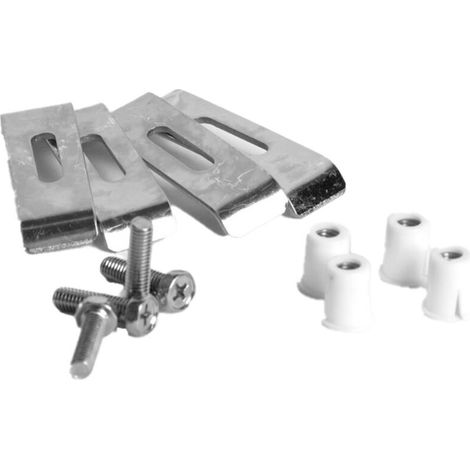 Set de 4 pièces - pattes de fixation pour évier et cuves sous plan