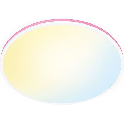 Plafonnier LED Connecté Rune, 16 millions de couleurs et nuances de blanc, Connexion WI-FI, Contrôle possible par la voix et application (1/5)