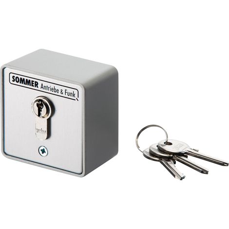 Interruttore a chiave Sommer 5004 1 contatto ip54 montaggio a superficie