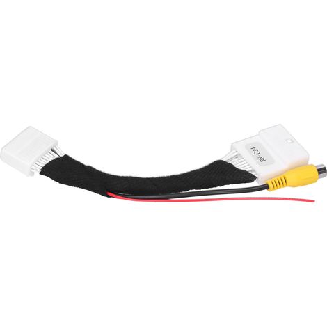 Câble de connexion pour caméra de recul, adaptateur RCA 24 broches, compatible Renault (1/5)