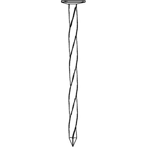 Pointe en Vrac Tête Plate Carré Torsadé (Ct) - 3.1x70 mm - 5 kg - D-Work (1/2)