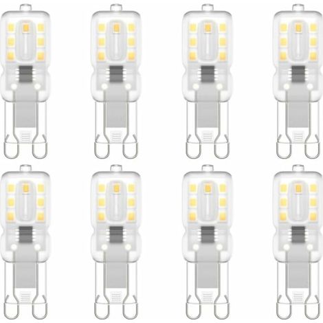 14 pärlor-3W, couvercle mjölkvit, gradation varmvit 220V 8G9 ljuskälla dimbar (1/5)