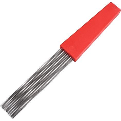Guiro en Acier Inoxydable pour Percussions - Instrument de Musique à Frotter Idéal pour Fêtes et Spectacles - Racleur Sonore Polyvalent (1/5)