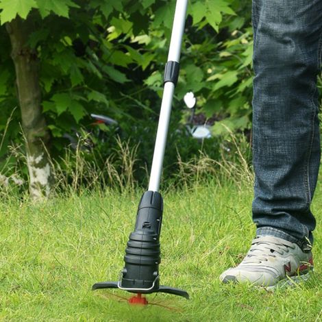 Outil de jardinage sans fil Coupe-bordures à gazon rechargeable sans fil Coupe-bordures à fil pour le désherbage de la pelouse (1/5)