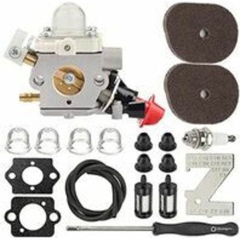 Carburateur FS56RC FS40 pour Stihl FS40 FS50 FS56 FS70 FC56 FC70 HT56 HT56C KM56 KM56RC KN56 Trimmer Weed Eater, remplace C1M-S267A, 4144 120 0608 (1/5)