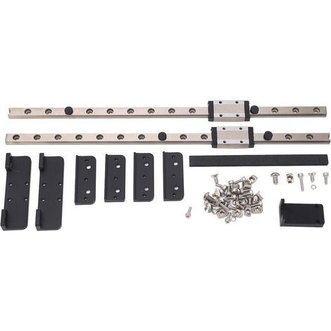 SJLERST Rail de guidage des axes Y avec bloc coulissant pour imprimante 3D, rail de mouvement linéaire pour Neptune 3 Pro 4 pour Ender 3 Pro V2 S1 S1 Pro (1/5)