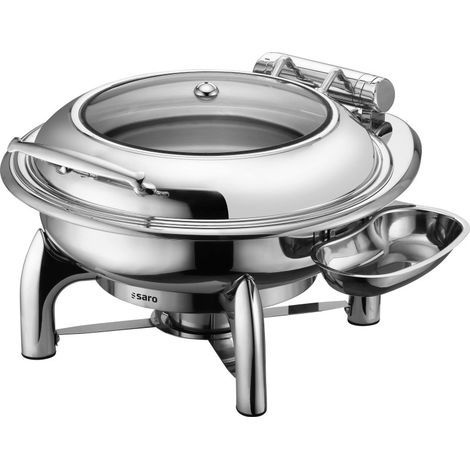 Chafing dish - Inox - Rond Ø440mm - 6L - Induction - JESSIE - Saro