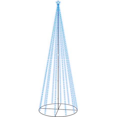 Christmas Cone Tree Blue 732 LEDs 160x500 cm vidaXL (1/5)