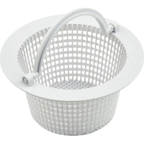 Panier Rond pour Skimmer de Piscine Hors Sol - Diam 16 cm - Blanc (1/4)