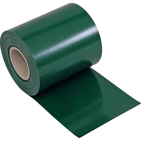 Zaunblende PVC blickdicht 19cm x 35m grün