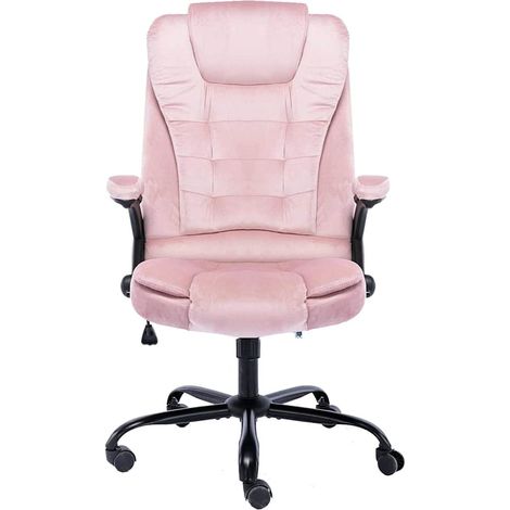 Maison Exclusive - Chaise de bureau Rose Velours (1/5)