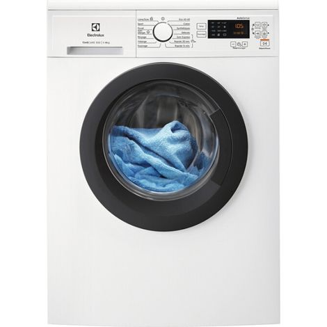 Electrolux – Lave-linge hublot 8 kg – Classe A – Vitesse d'essorage 1400 tr/min – Niveau sonore 75 dB – Écran LCD – Système AutoSense