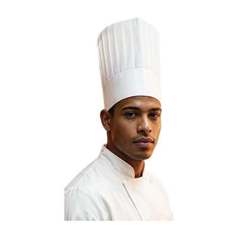 Gorro de cocina en tejido de rejilla FAISAN Blanco (1/2)