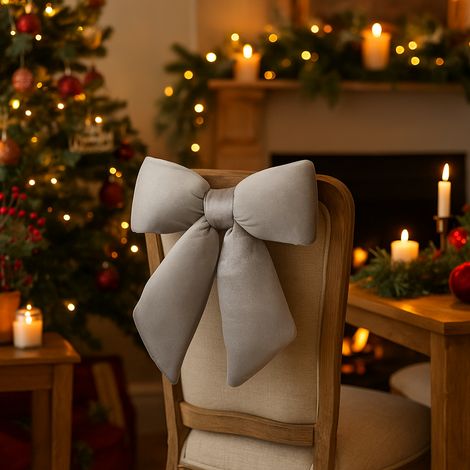 EDG Enzo De Gasperi Fiocco Natale Velluto H 25 Cm L 21 Cm Gold (1/5)