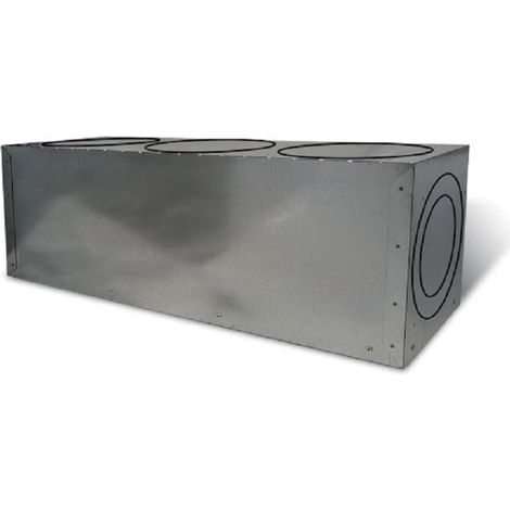 Axelair – Caisson de répartition VMC 5 piquages – Plénum de soufflage prédécoupés pour gainables – Compatible Panasonic – Installation rapide et facile