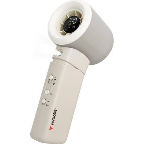 Verbatim cool ´n´go aqua breeze handheld fan white/silver 32344