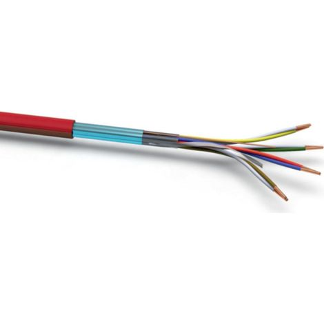 VOKA Kabelwerk 10001440 Brandmeldekabel J-Y(ST)Y 2 x 2 x 0.8 mm² Rot 500 m