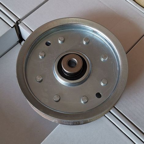 Poulies MTD 753-08171, 756-04129B, 756-04129C, 956-04129, adaptées aux tondeuses à gazon MTD, poulies d'entraînement ou de tension. (1/4)