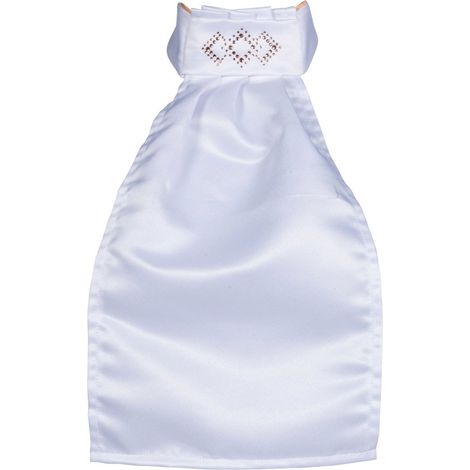 Taglia unica , Bianco: Plastron con decorazioni rosa dorato modello Competition