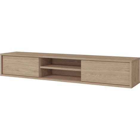 Lowboard 180 cm breit, hängend oder stehend, Eiche FORLI-83 (1/5)