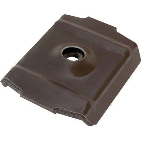 CAPPELLOTTO COPERTURE GRECATE - GRECA MM 15/19 TESTA MORO RAL8017 CF=PZ 100 - 1 confezione