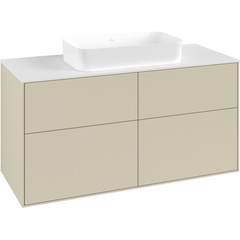Villeroy & Boch Finion Waschtischunterschrank, 4 Auszüge, (1/2)