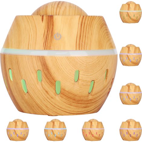 Diffuseur d'arômes, humidificateur portable à lumière colorée, diffuseur d'huiles essentielles, désodorisant pour voiture (1/5)