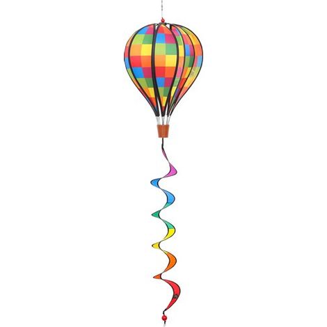 Gartendekoration hq-invento hot air balloon pixel fester Drehgelenk wetterfest
