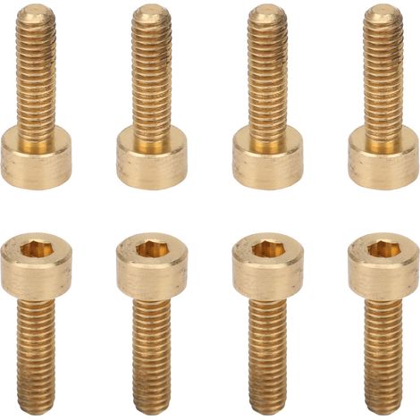 50 vis à tête hexagonale creuse en cuivre M4M4x14