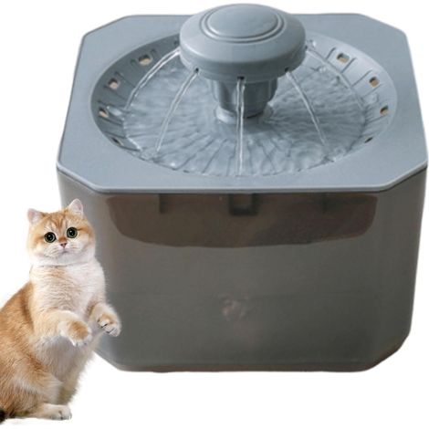 Fontaine à eau pour chats - 2 - 5 l – Bassine à eau silencieuse à (1/5)